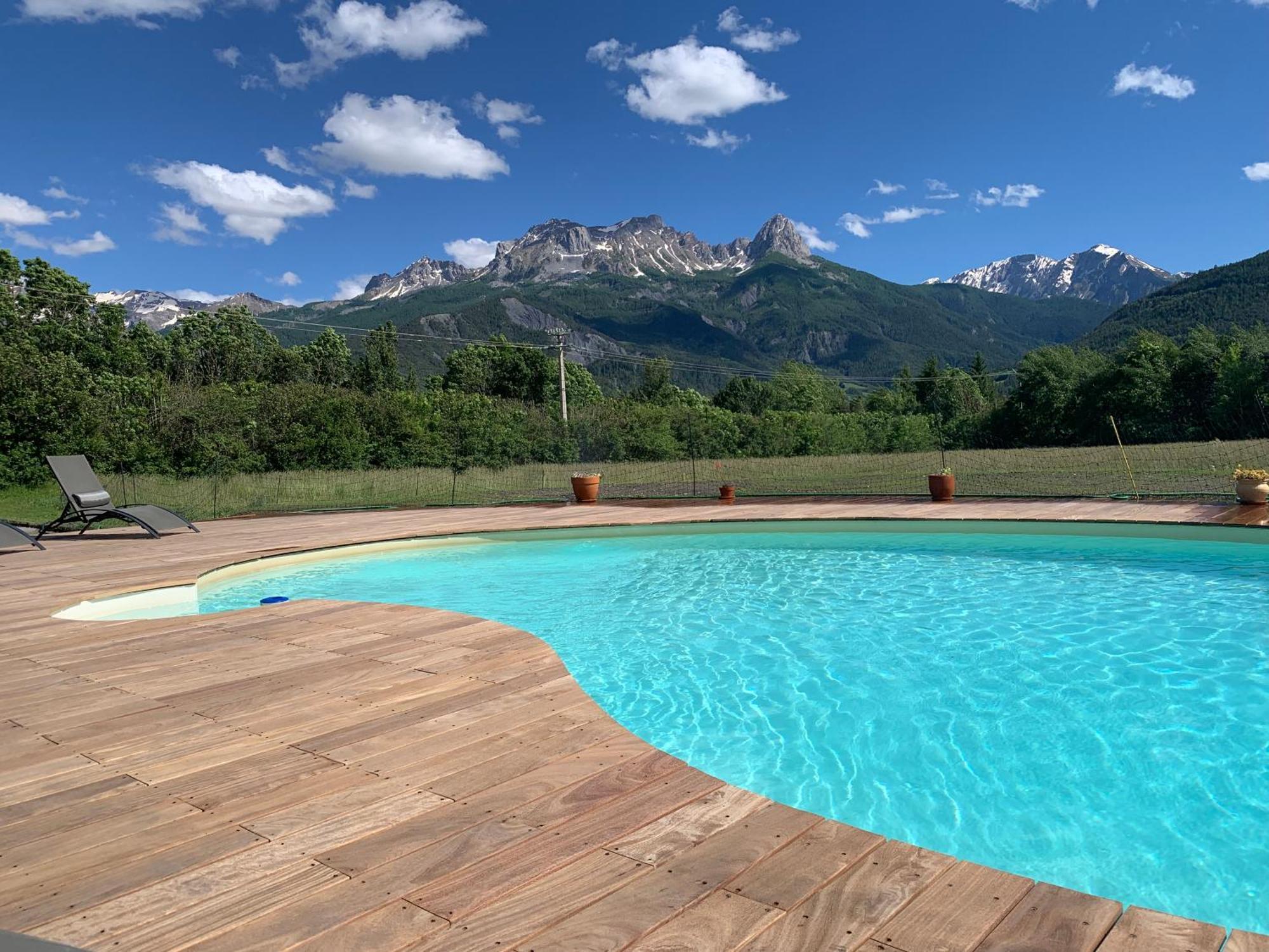 Bed and Breakfast L'Escale en Ubaye Saint-Pons  Exterior foto